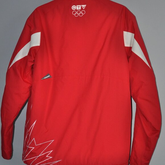 2010 VANCOUVER WINTER OLYMPIC SUNICE JACKET CTV Canada RED Jacket L - Picture 3 of 6
